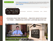 Tablet Screenshot of powerslawgroup.com